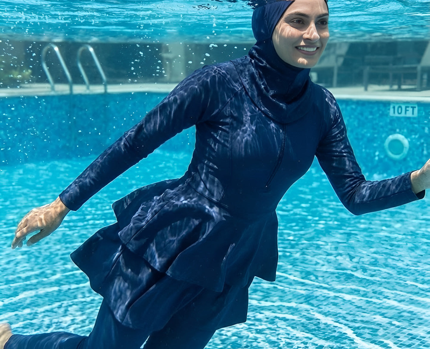 SHADOW-Premium 3-Piece Modest Swimwear