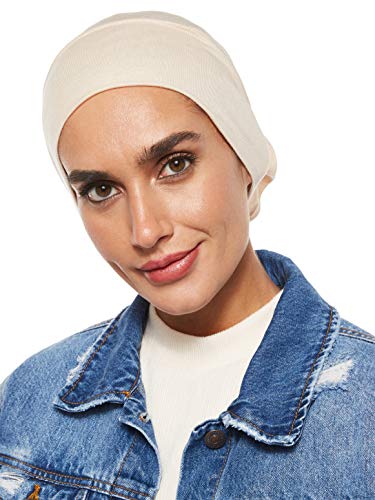 Women's Instant Hijab Stretchable Head Band Bonnet