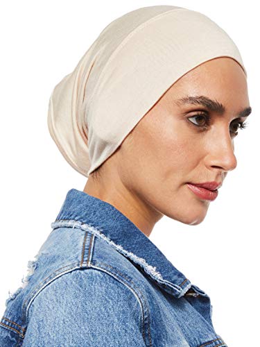 Women's Instant Hijab Stretchable Head Band Bonnet