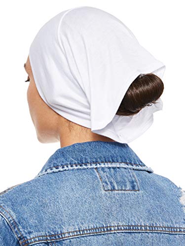Women's Instant Hijab Stretchable Head Band Bonnet