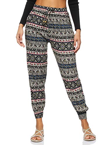 Women's Bohemian Printed Loose Harem Baggy Elasticated Pant