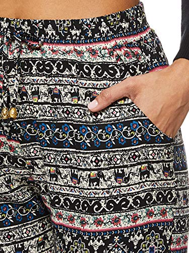 Women's Bohemian Printed Loose Harem Baggy Elasticated Pant