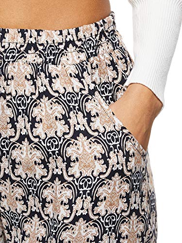 Women's Bohemian Printed Loose Harem Baggy Elasticated Pant