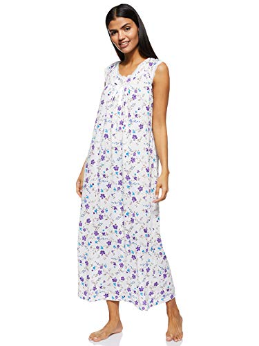Women's Nightwear Gown Maxi Loose Dress Multicoloured