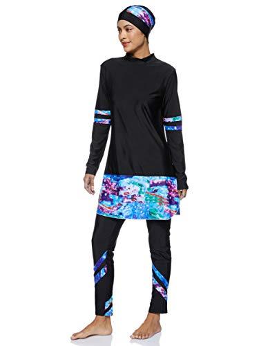 Women's 3 Pieces Modest Burkini Swimsuit Set