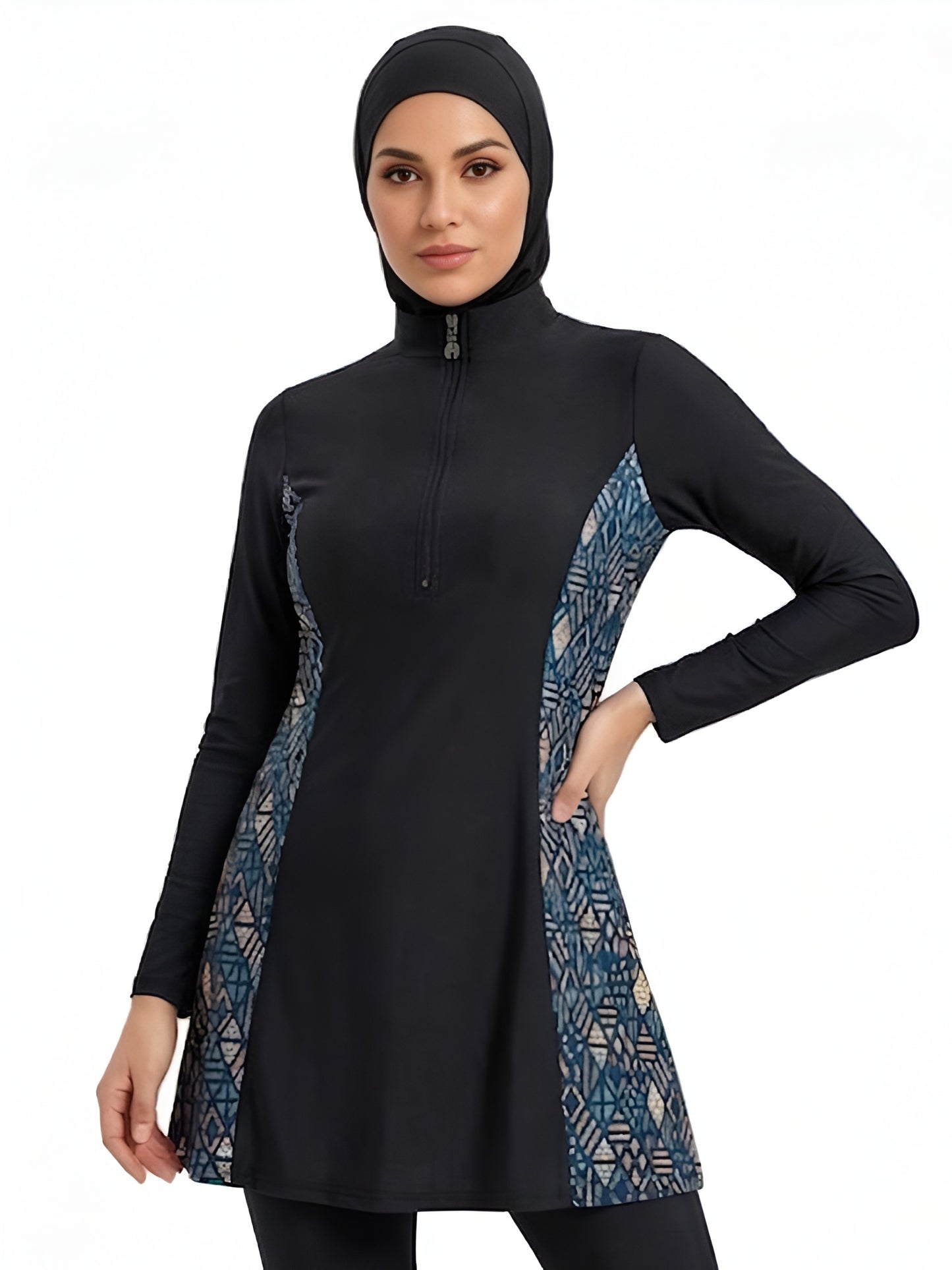 SHADOW-Premium 3-Piece Modest Swimsuit