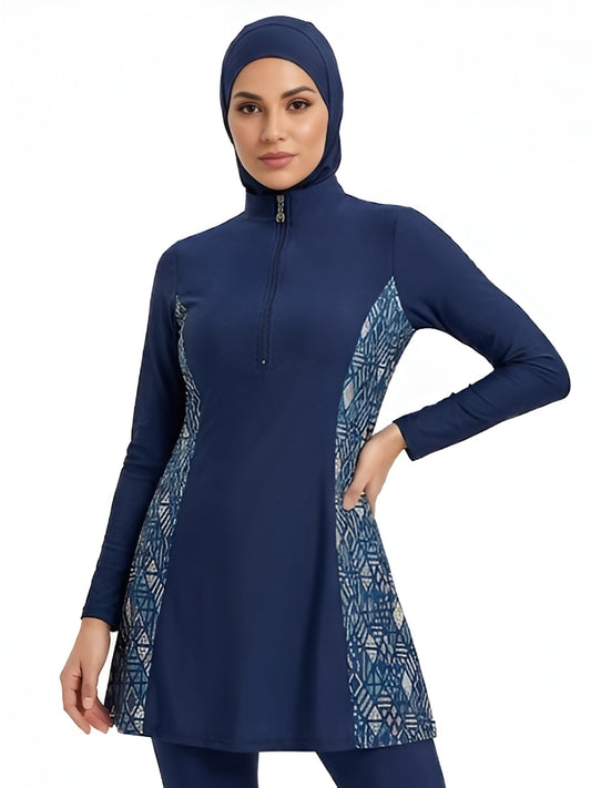 SHADOW-Premium 3-Piece Modest Swimsuit