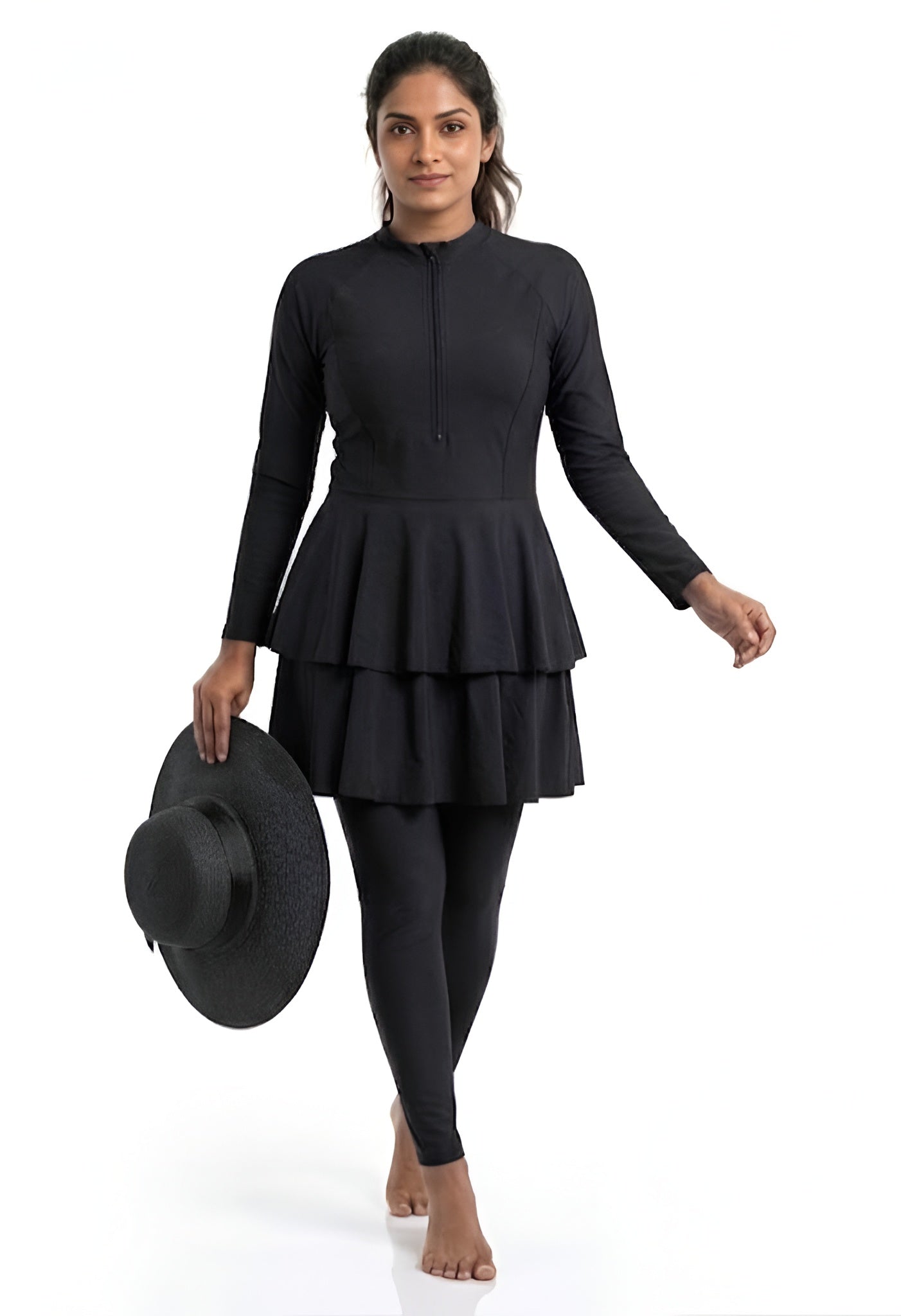 SHADOW-Premium 3-Piece Modest Swimsuit