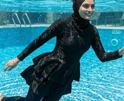 SHADOW-Premium 3-Piece Modest Swimsuit