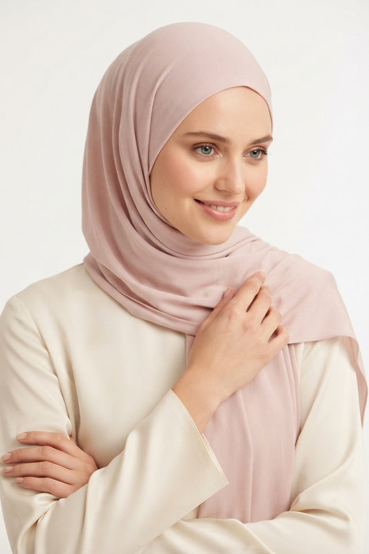 Dujalil Chiffon Shailah - Ballet Pink