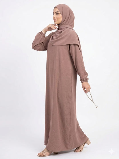 SHADOW-Elegant full-length abaya set