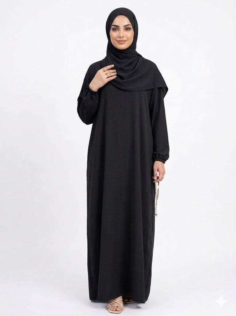 SHADOW-Elegant full-length abaya set