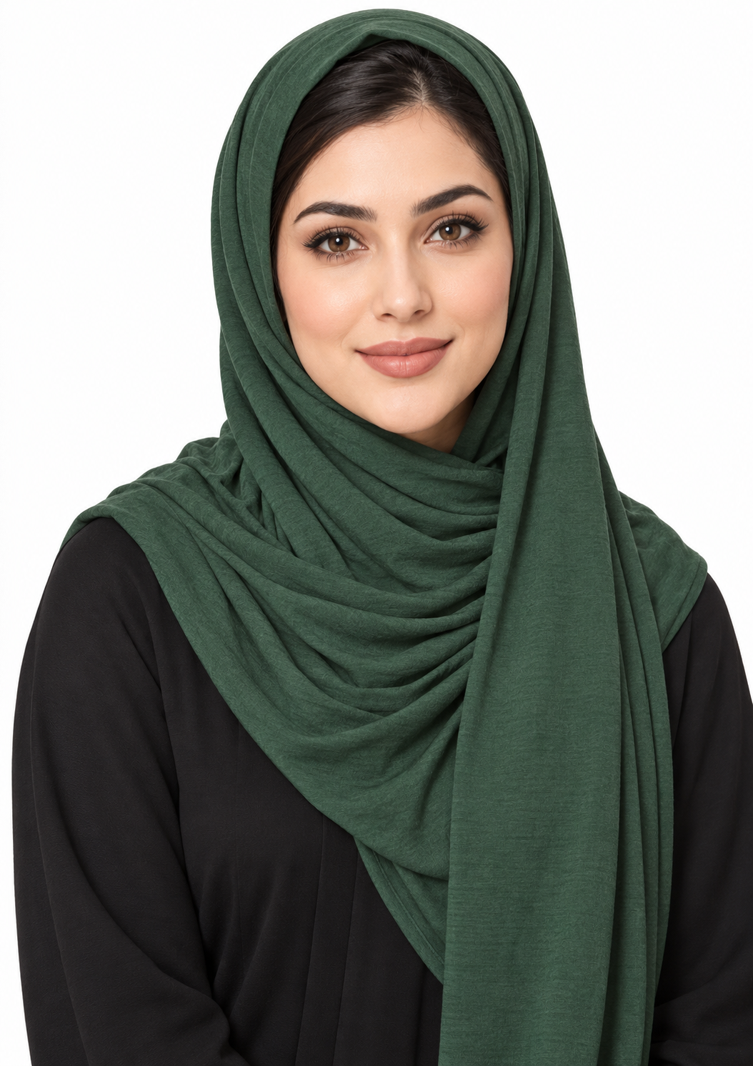 Jersey Stretch Shailah Hijab - Bottle Green