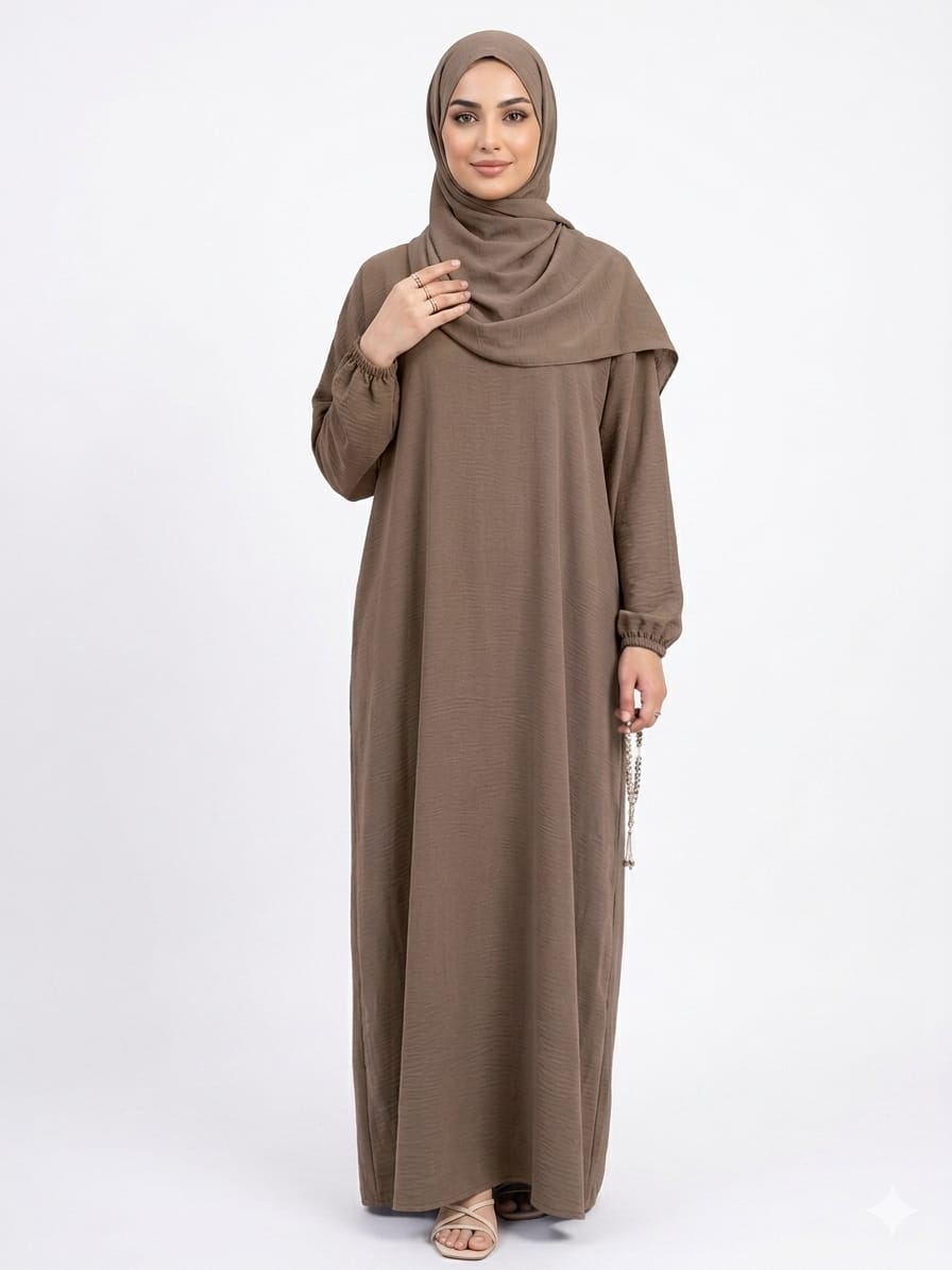 SHADOW-Elegant full-length abaya set
