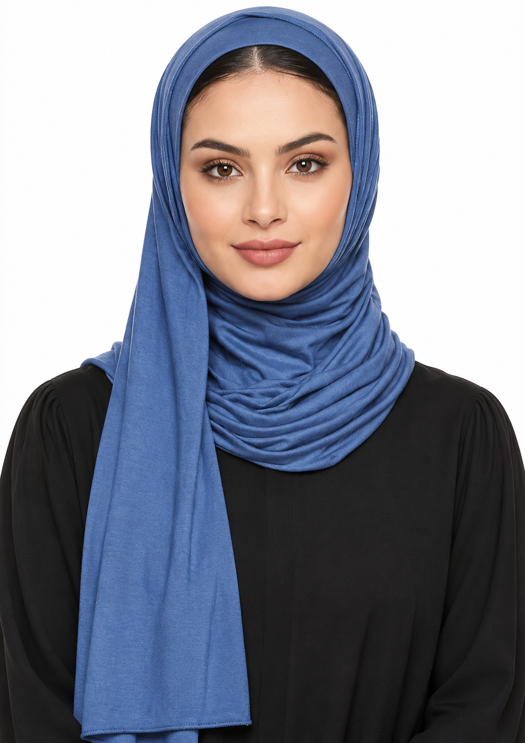 Jersey Stretch Shailah Hijab - Curious Blue