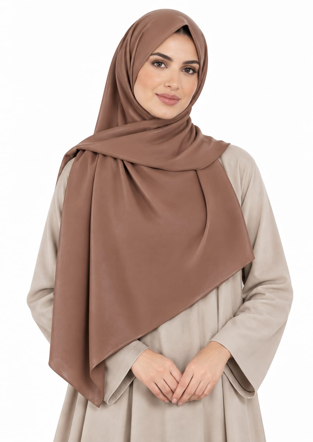 Pearl Bubble Chiffon Shailah - Brown