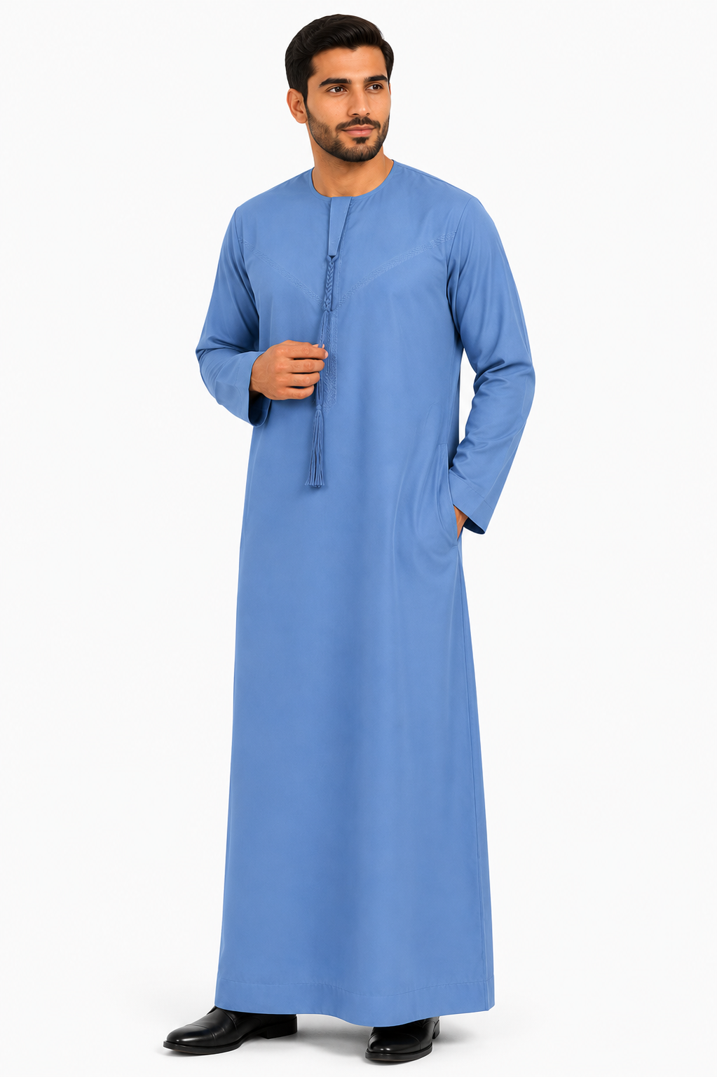 Men's Kandura - Design 1 - Curious Blue