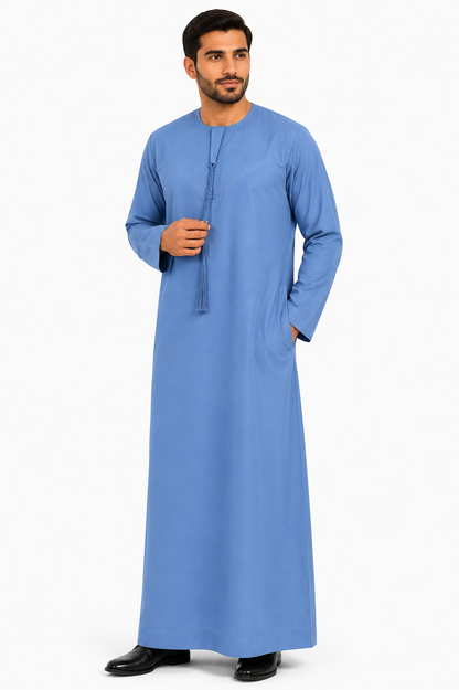 Men's Kandura - Design 1 - Curious Blue
