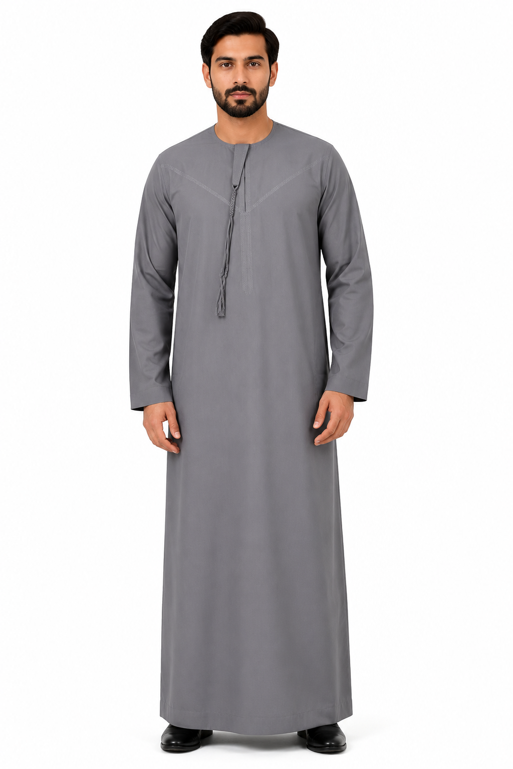 Men's Kandura - Design 2 - Grey
