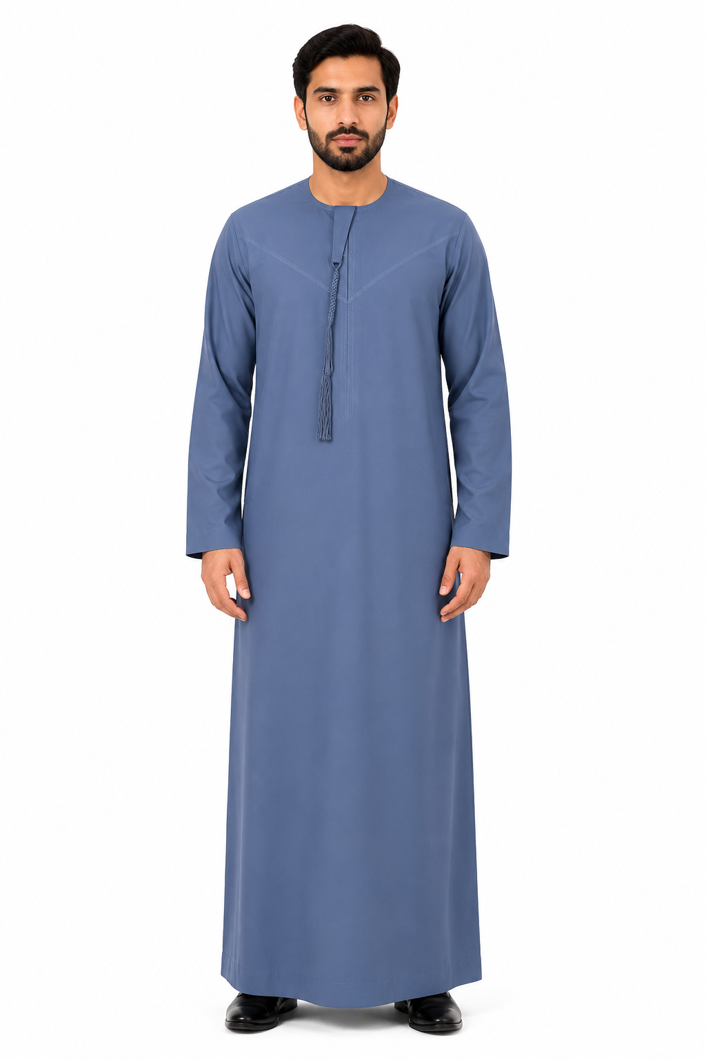 Men's Kandura - Design 2 - Steel Blue