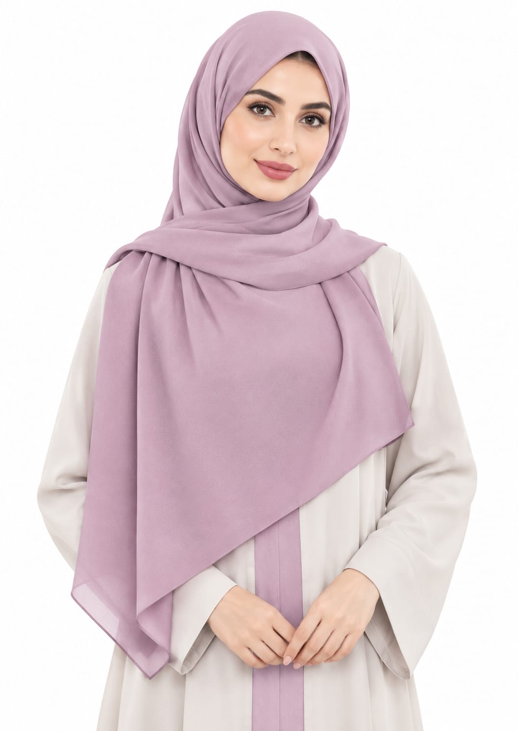 Pearl Bubble Chiffon Shailah - Lilac