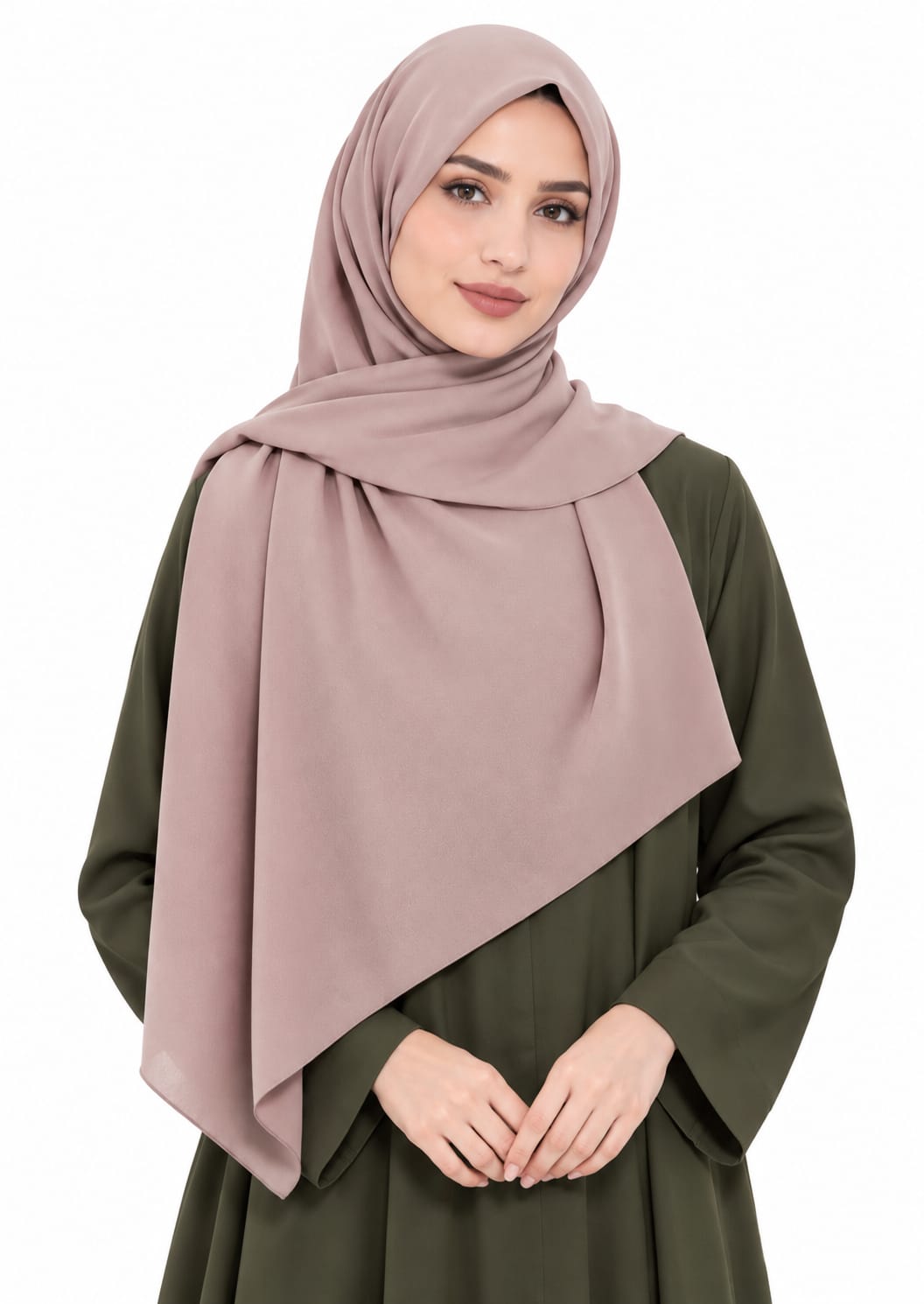 Pearl Bubble Chiffon Shailah - Rosey Brown