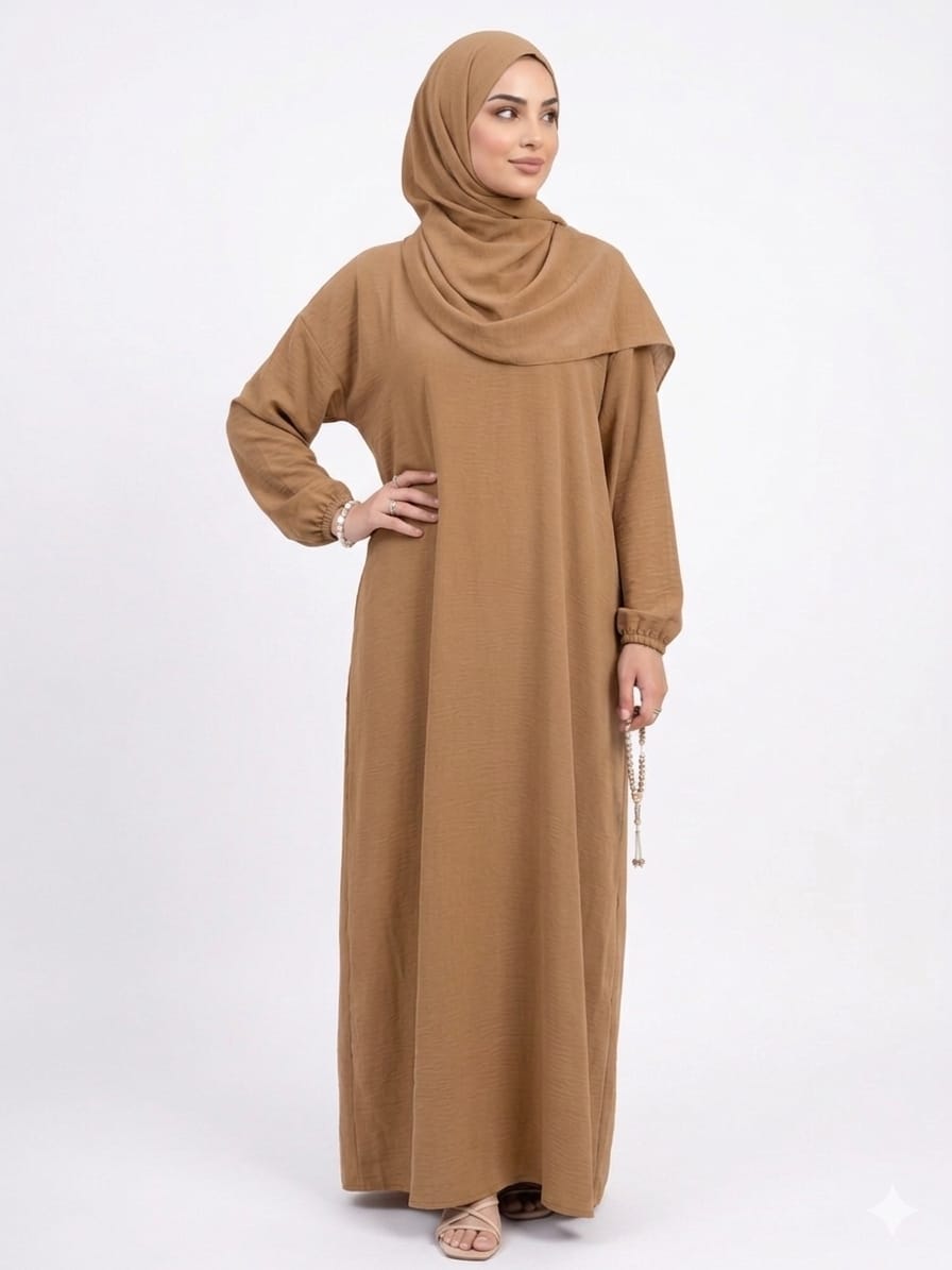 SHADOW-Elegant full-length abaya set