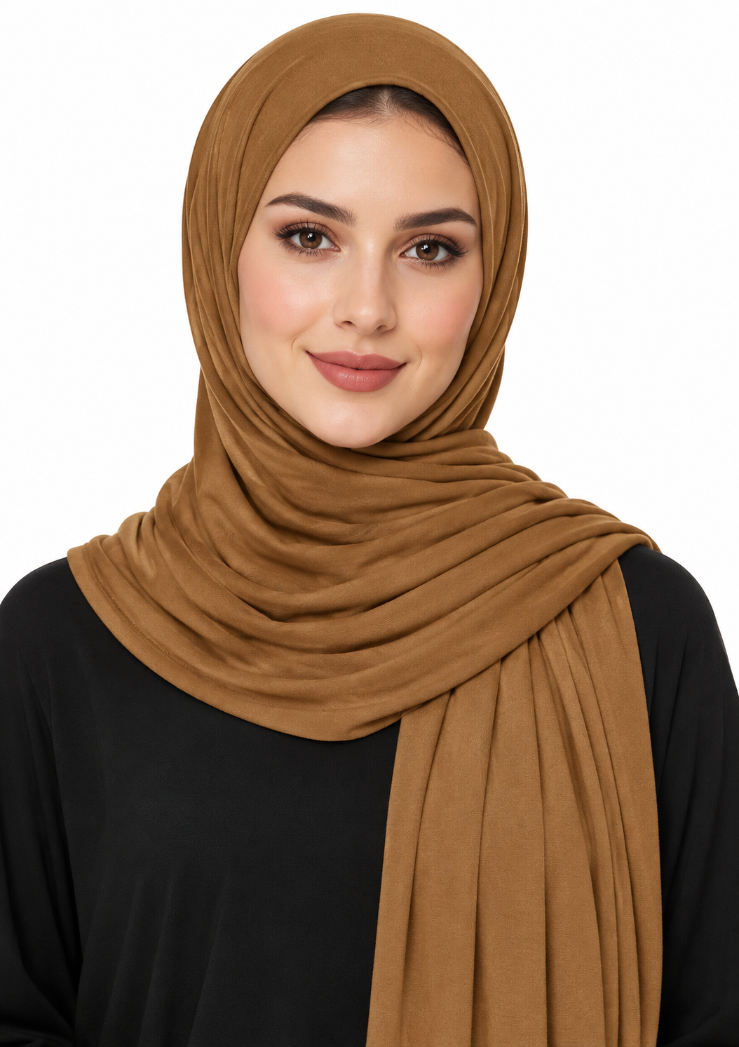 Jersey Stretch Shailah Hijab - Golden Brown