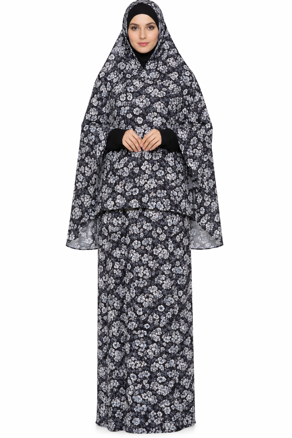 SHADOW-2-Piece Floral Prayer Dress