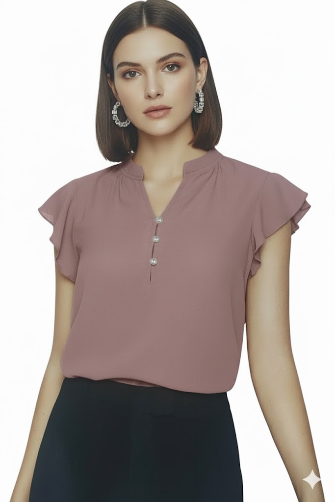 SHADOW-sleeveless teal blouse