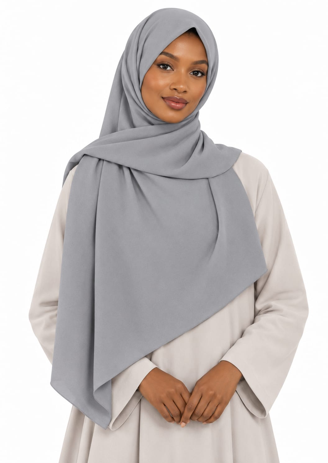 Pearl Bubble Chiffon Shailah - Grey