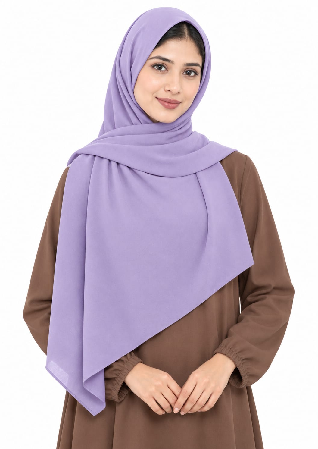 Pearl Bubble Chiffon Shailah - Light Purple