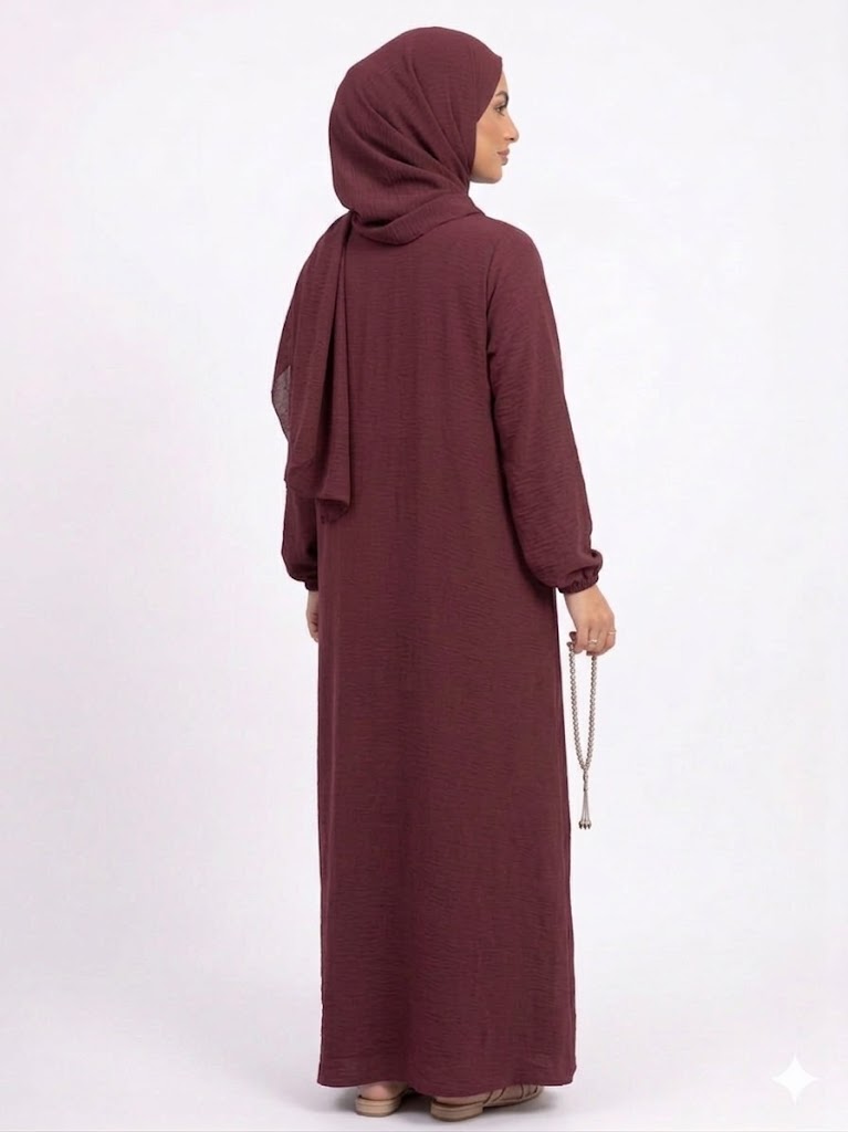 SHADOW-Elegant full-length abaya set
