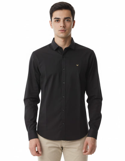 SHADOW-Men’s Slim-Fit Essential  Shirt