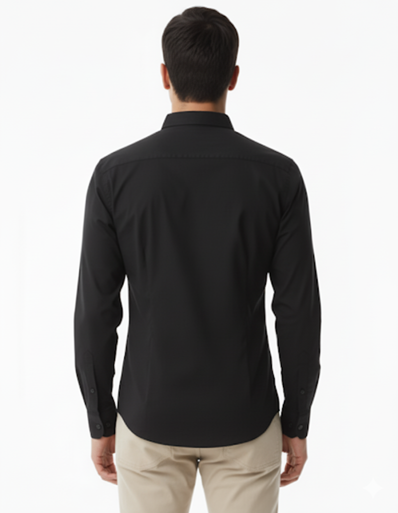 SHADOW-Men’s Slim-Fit Essential  Shirt