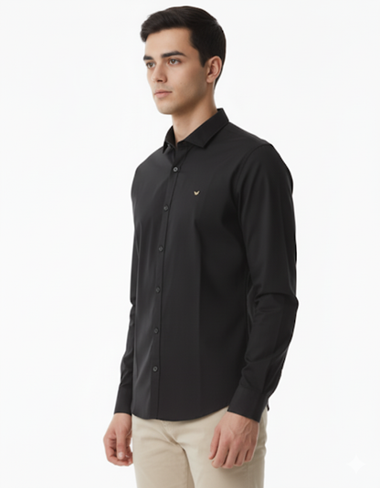 SHADOW-Men’s Slim-Fit Essential  Shirt
