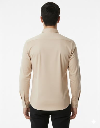 SHADOW-Men’s Slim-Fit Essential  Shirt