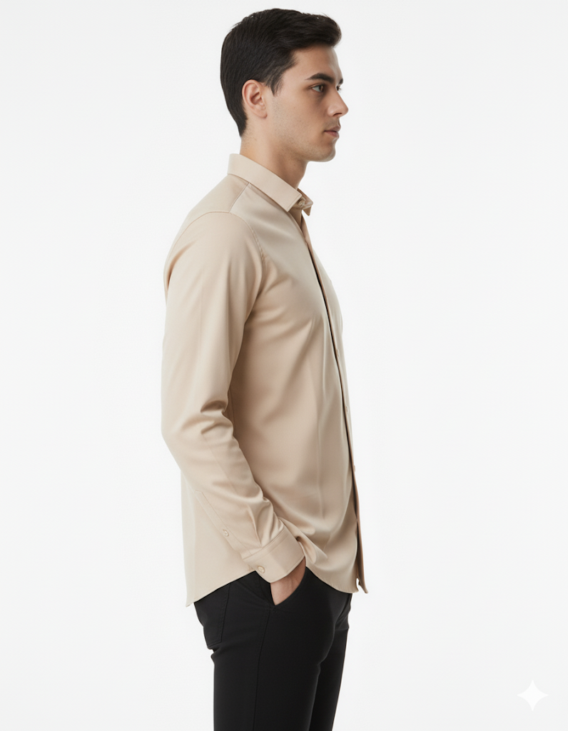SHADOW-Men’s Slim-Fit Essential  Shirt