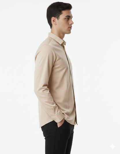 SHADOW-Men’s Slim-Fit Essential  Shirt