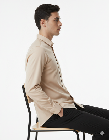 SHADOW-Men’s Slim-Fit Essential  Shirt
