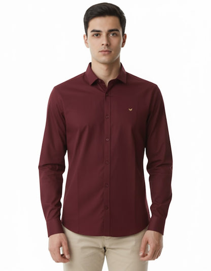 SHADOW-Men’s Slim-Fit Essential  Shirt