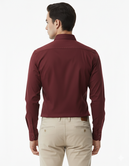 SHADOW-Men’s Slim-Fit Essential  Shirt