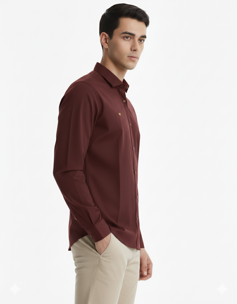SHADOW-Men’s Slim-Fit Essential  Shirt