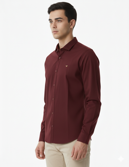 SHADOW-Men’s Slim-Fit Essential  Shirt