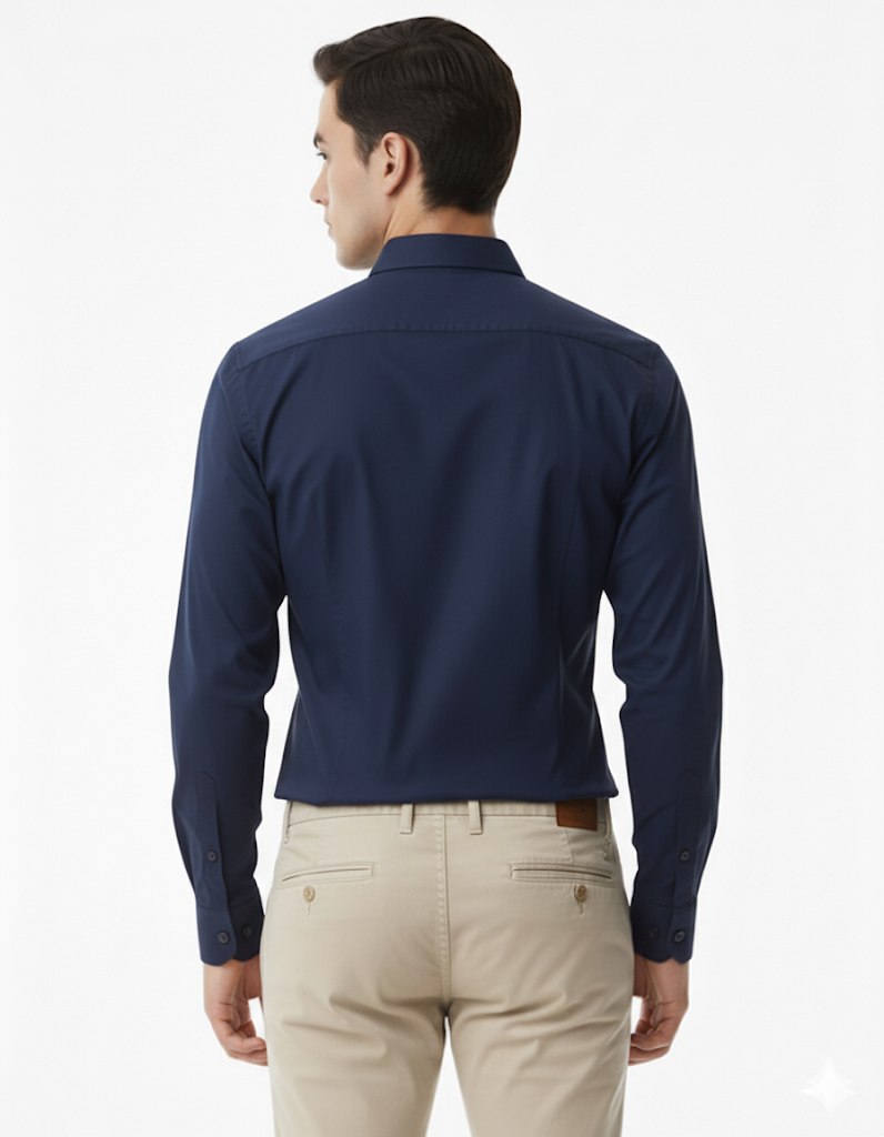SHADOW-Men’s Slim-Fit Essential  Shirt