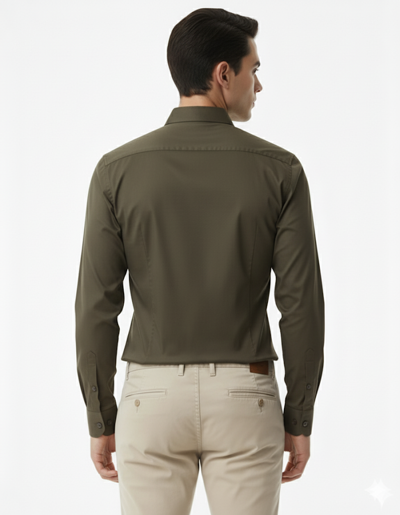 SHADOW-Men’s Slim-Fit Essential  Shirt