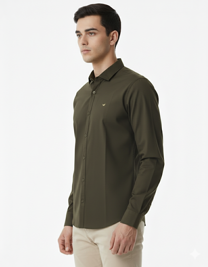 SHADOW-Men’s Slim-Fit Essential  Shirt