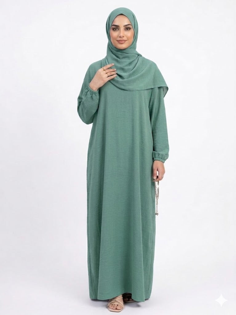 SHADOW-Elegant full-length abaya set