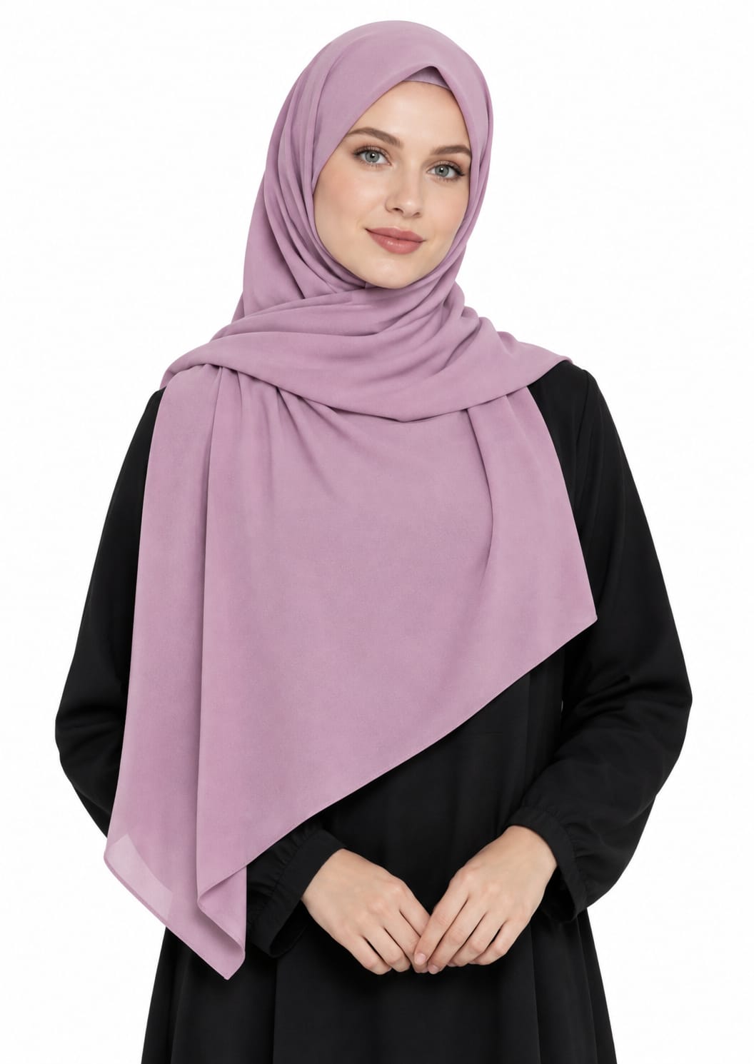 Pearl Bubble Chiffon Shailah - Lavender