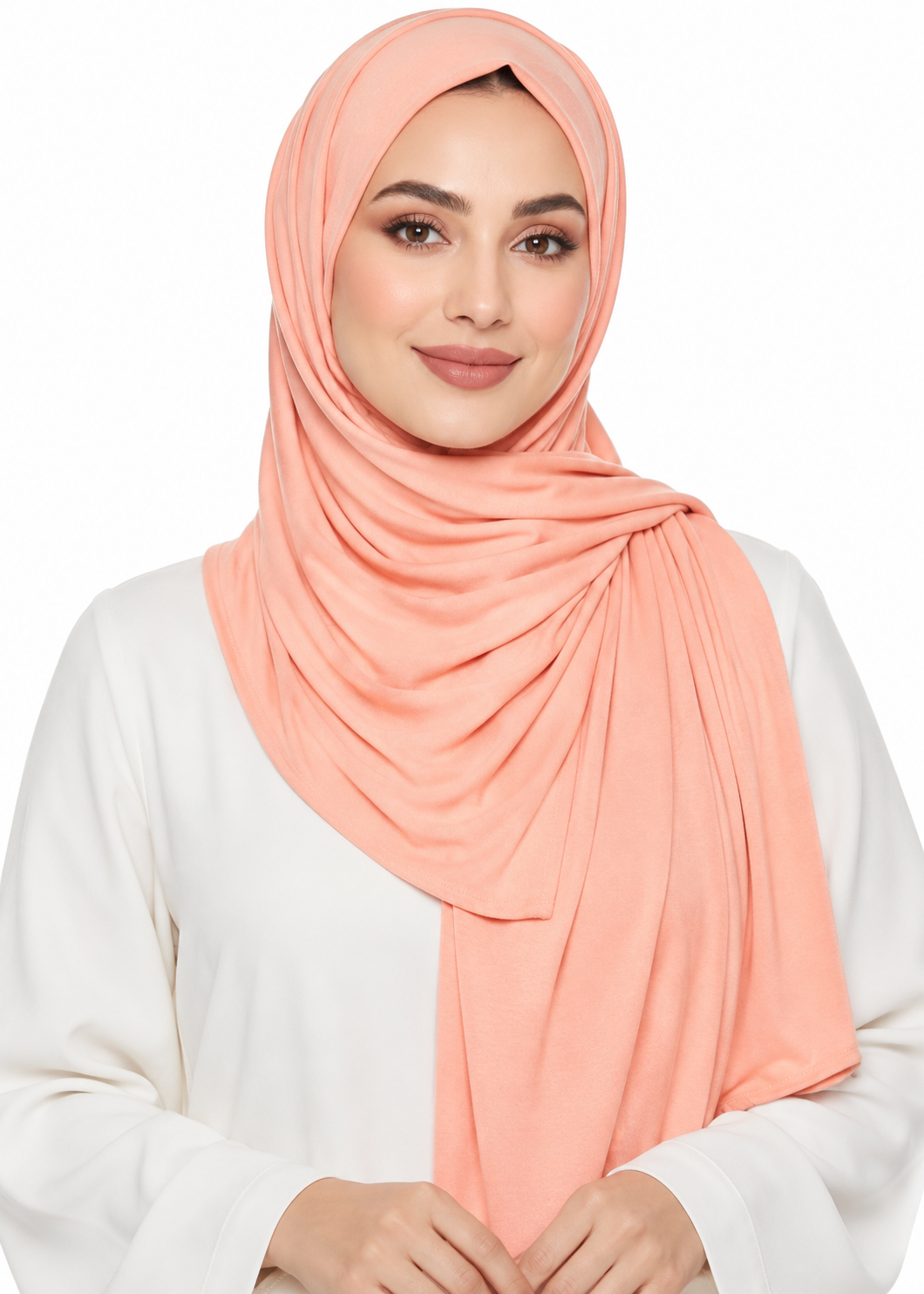Jersey Stretch Shailah Hijab - Light Salmon